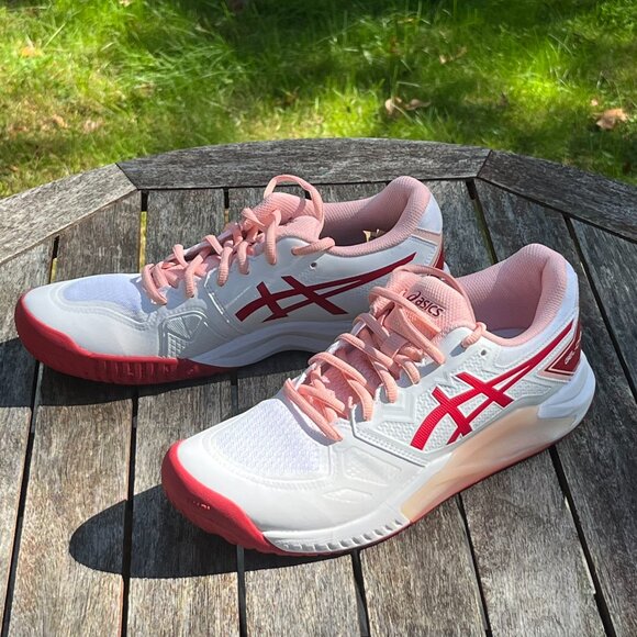 BNIB Asics Gel Challenger 13 / Women's 9.5 / White/Cranberry - Picture 4 of 16